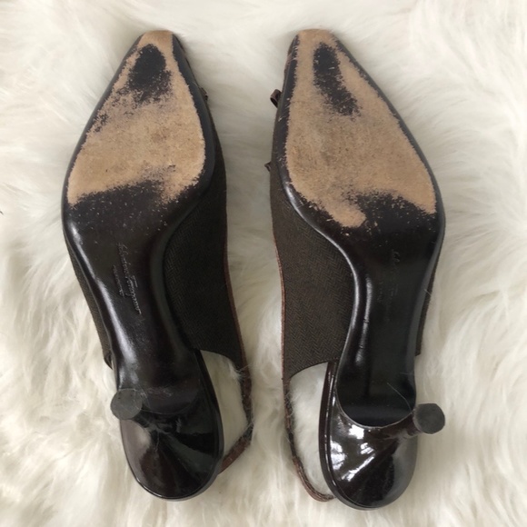 Salvatore Ferragamo Slingbacks - Women's Size 7 - Picture 8 of 10